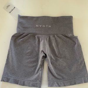 SUPER RARE BRAND NEW WITH TAGS NVGTN Grey Pro Seamless Shorts XS